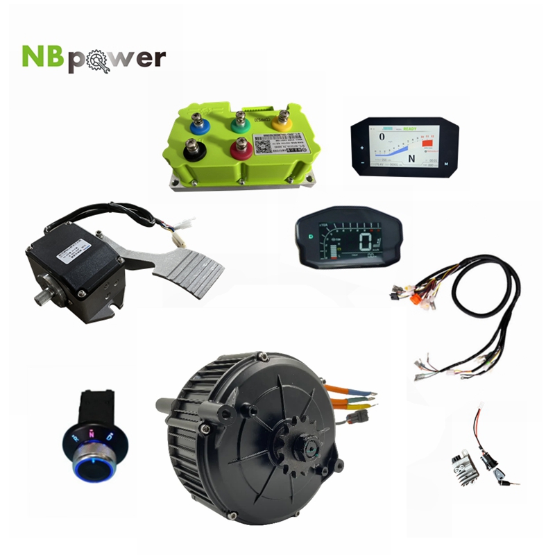Kit de Motor PMSM QSMOTOR 165  - Mid Drive Motor Kit 72V 5000W avaliação e preço