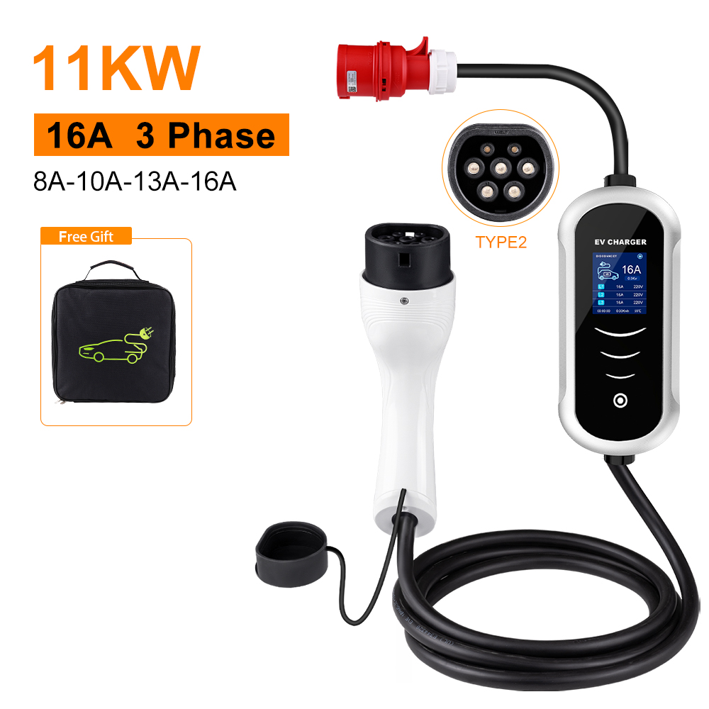 IPENGEN Tipo 2 Carregador EV P - Type 2 Portable Ev Charger 11Kw Cee avaliação e preço